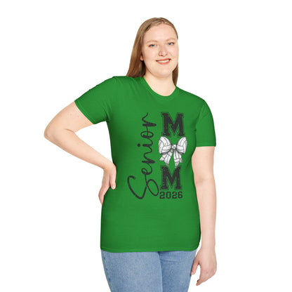 Senior Volleyball Mom 2026 Unisex Softstyle T-Shirt
