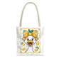 Lemon-Themed Tote Bag, Cute Duck Design Tote, Summer Accessory, Gift for Her, Reusable Shopping Bag, Fun and Functional