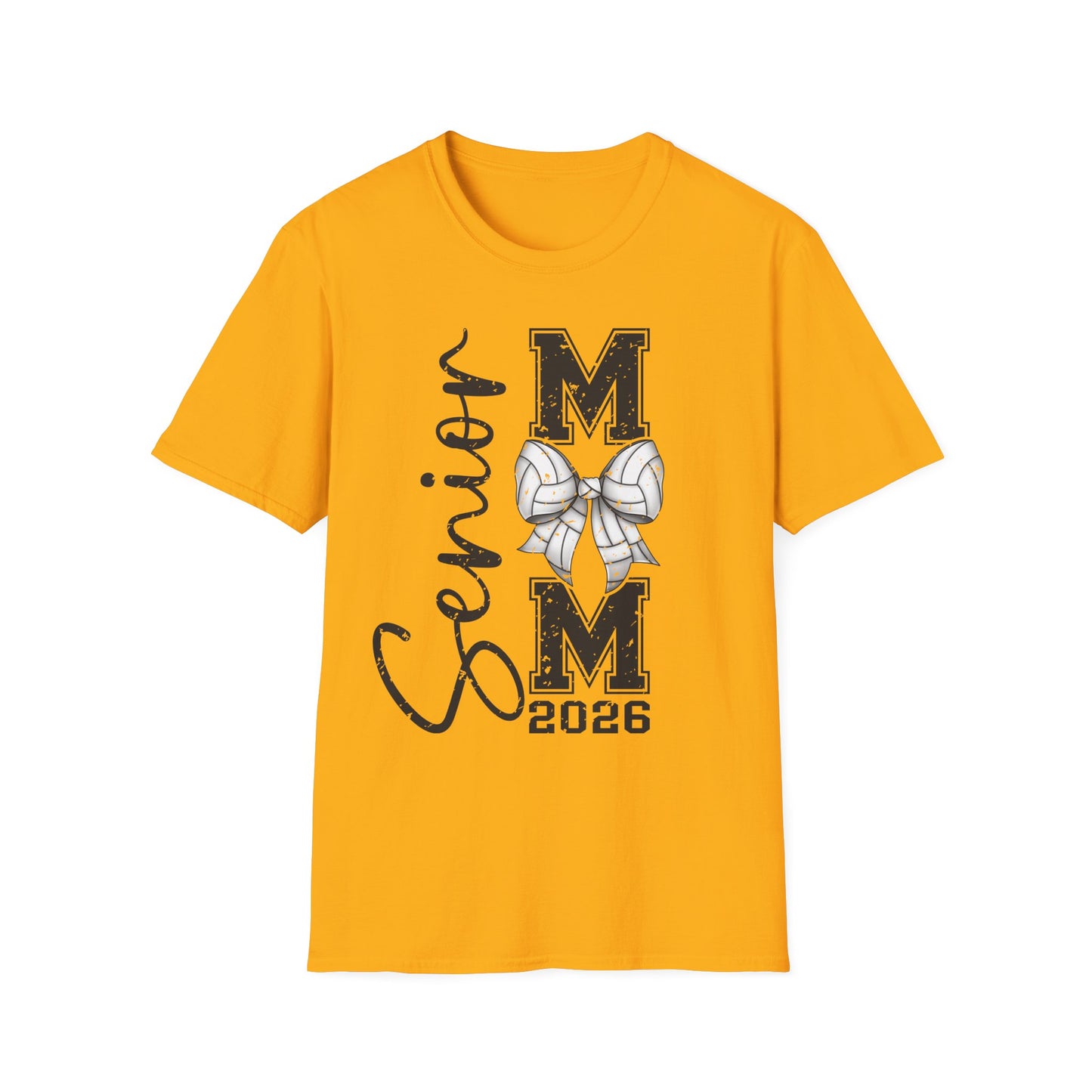 Senior Volleyball Mom 2026 Unisex Softstyle T-Shirt