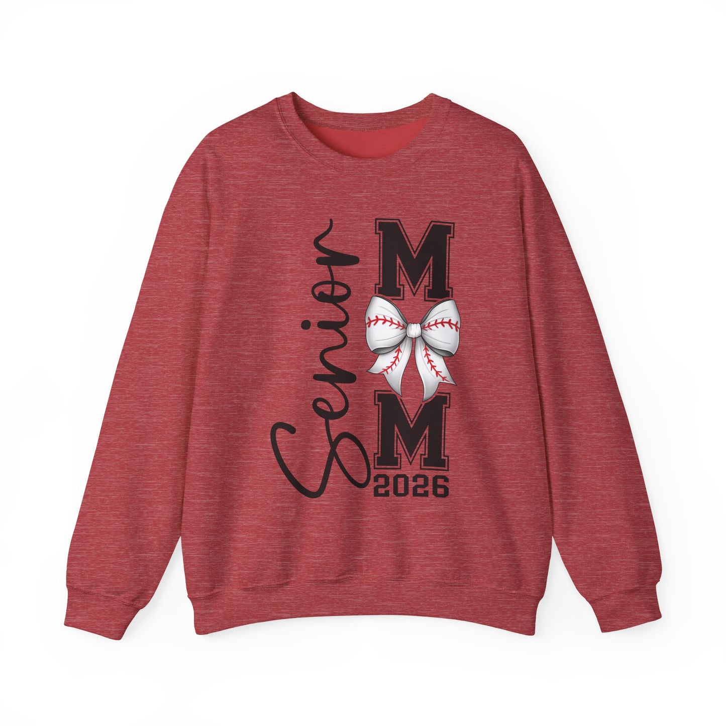 Senior Baseball Mom 2026 Crewneck Sweatshirt