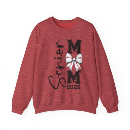 Senior Baseball Mom 2026 Crewneck Sweatshirt