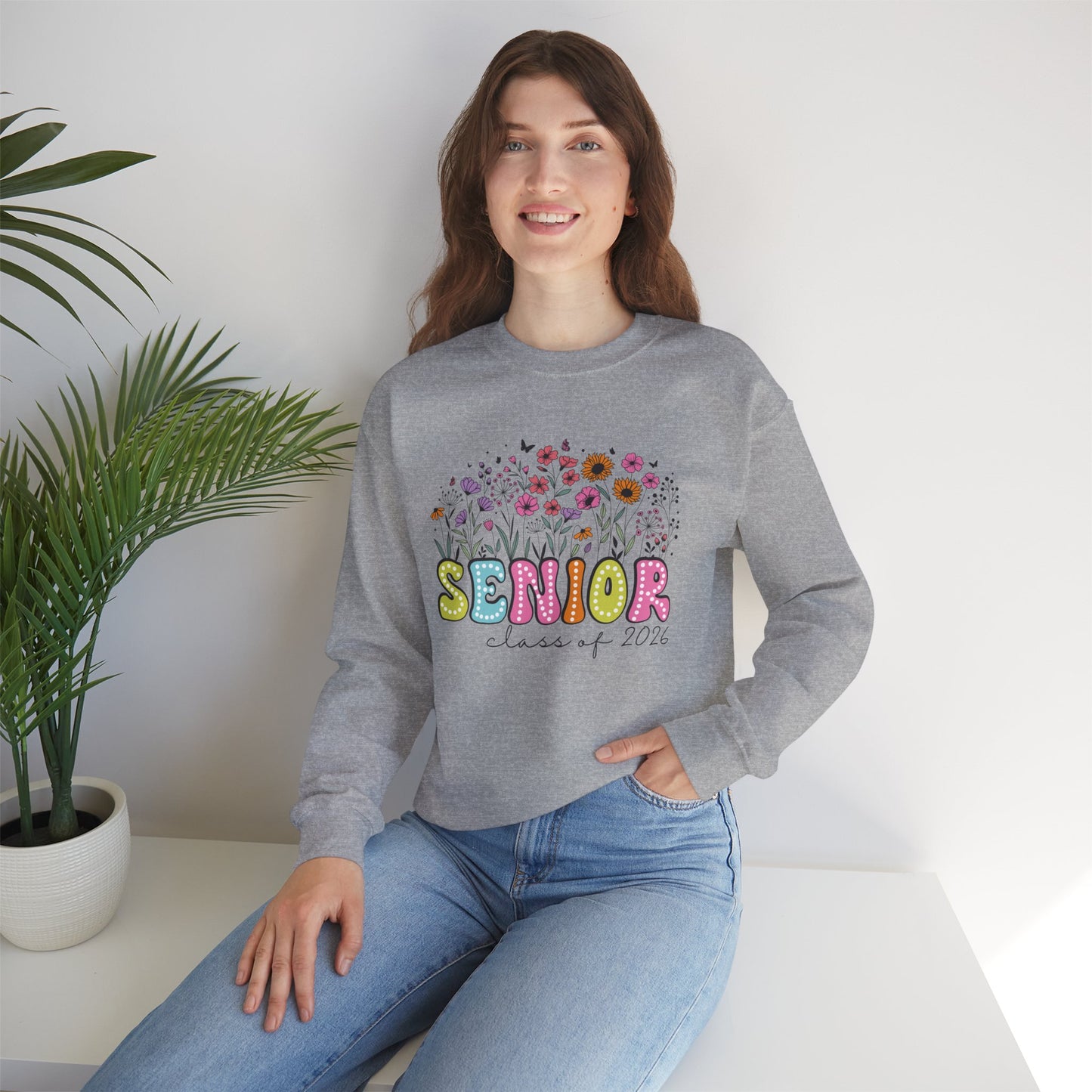 Senior Class of 2026 Floral Sweatshirt