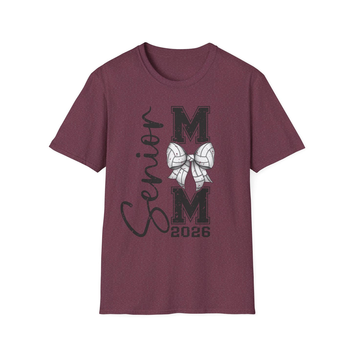 Senior Volleyball Mom 2026 Unisex Softstyle T-Shirt