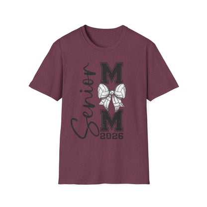 Senior Volleyball Mom 2026 Unisex Softstyle T-Shirt
