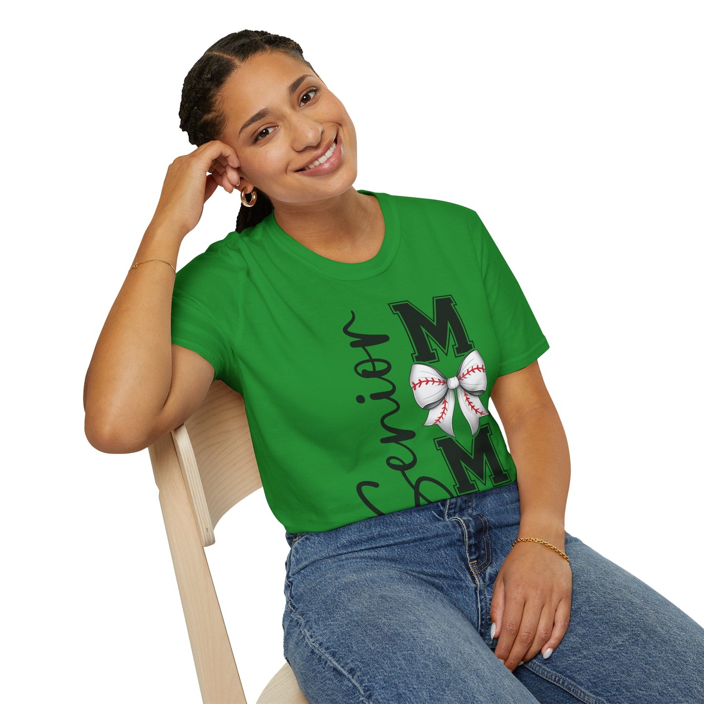 Senior Baseball Mom 2026 Unisex Softstyle T-Shirt