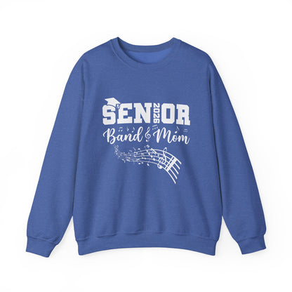 Senior Band Mom 2026 Sweatshirt, Music Lover Gift, Unisex Crewneck, Concert Apparel, Family Celebration