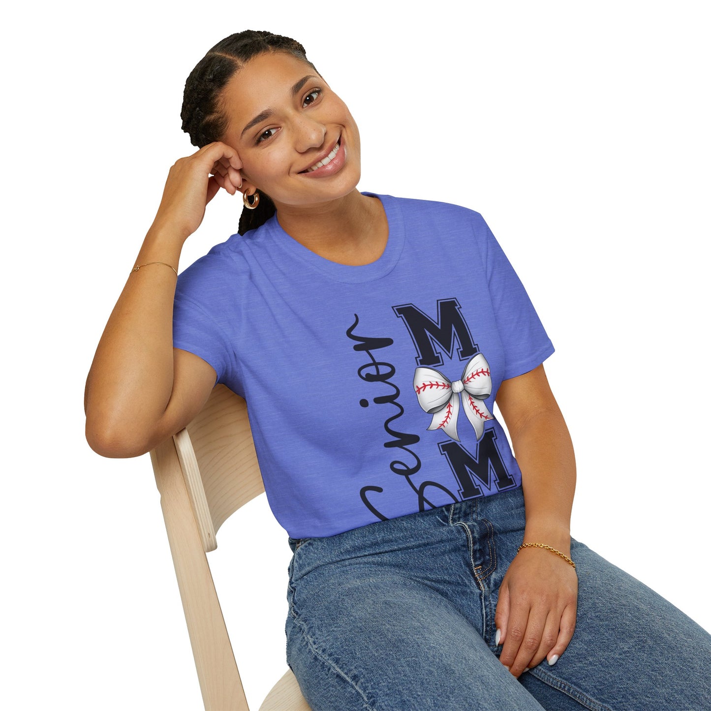 Senior Baseball Mom 2026 Unisex Softstyle T-Shirt
