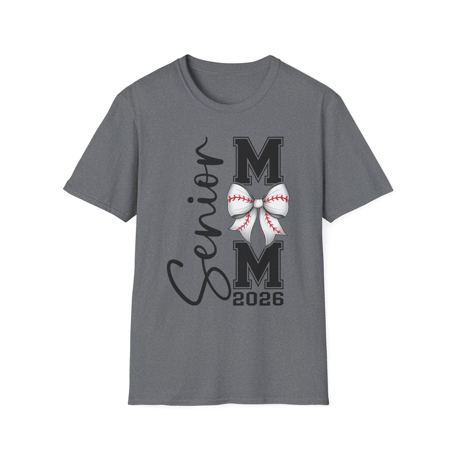 Senior Baseball Mom 2026 Unisex Softstyle T-Shirt