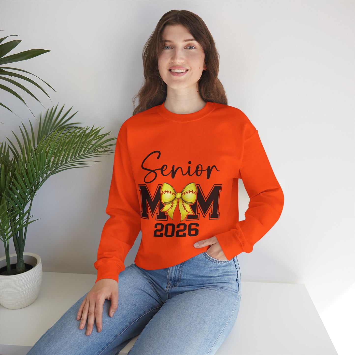 Senior Softball Mom 2026 Sweatshirt