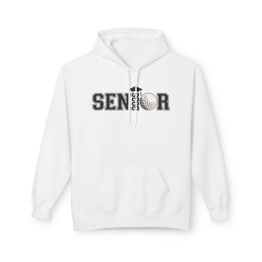 Senior- Golf Fleece Hoodie - Perfect for Graduates, Cozy Gift for Seniors, College Prep, Class of 2023, Warm and Stylish