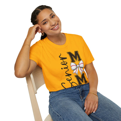 Senior Baseball Mom 2026 Unisex Softstyle T-Shirt