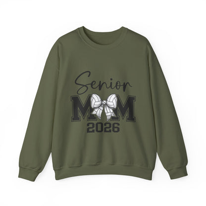 Senior Volleyball Mom 2026 Crewneck Sweatshirt