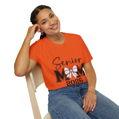 Senior Mom 2026 Baseball T-Shirt