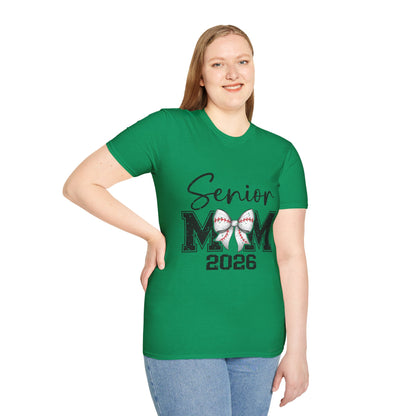 Senior Mom 2026 Baseball T-Shirt
