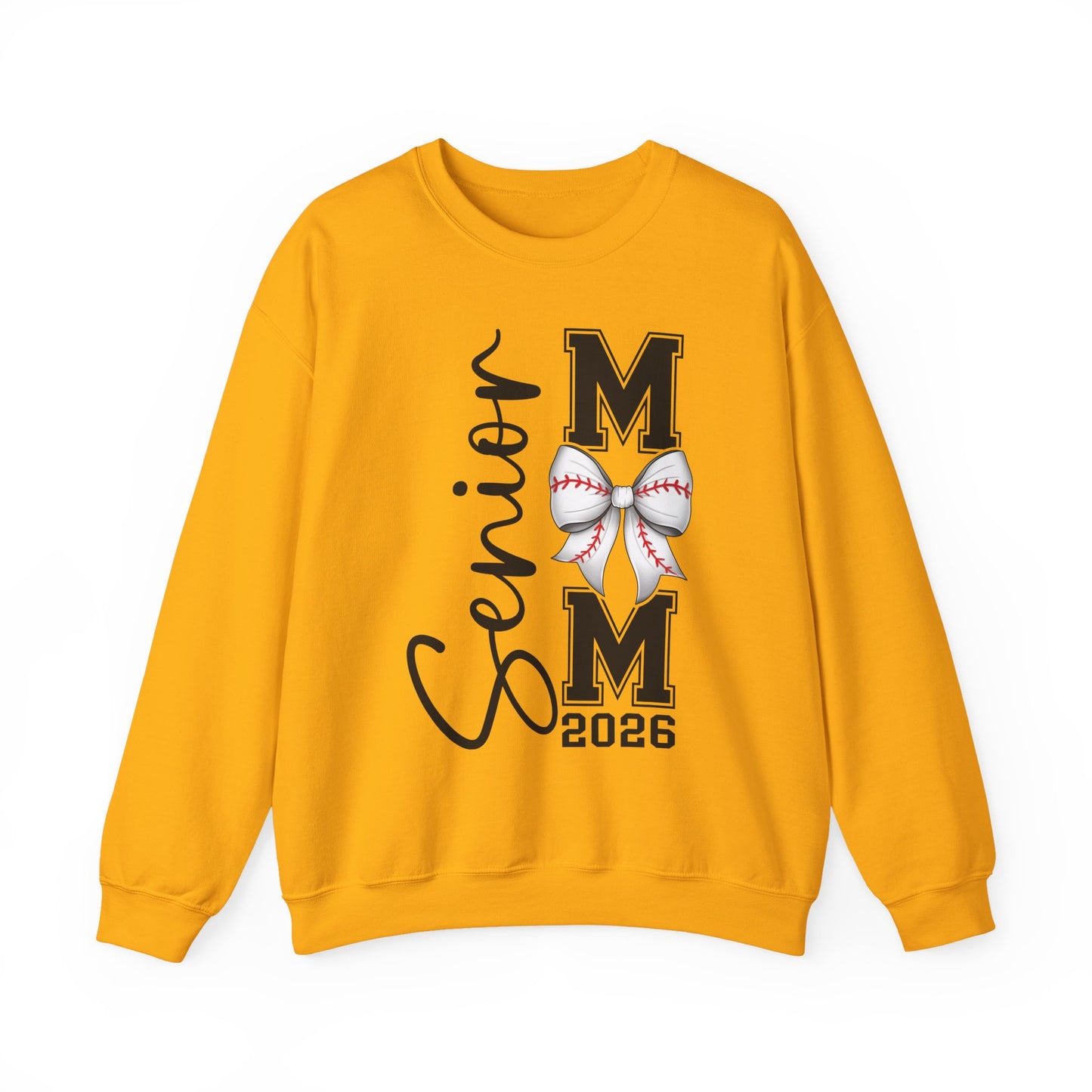 Senior Baseball Mom 2026 Crewneck Sweatshirt