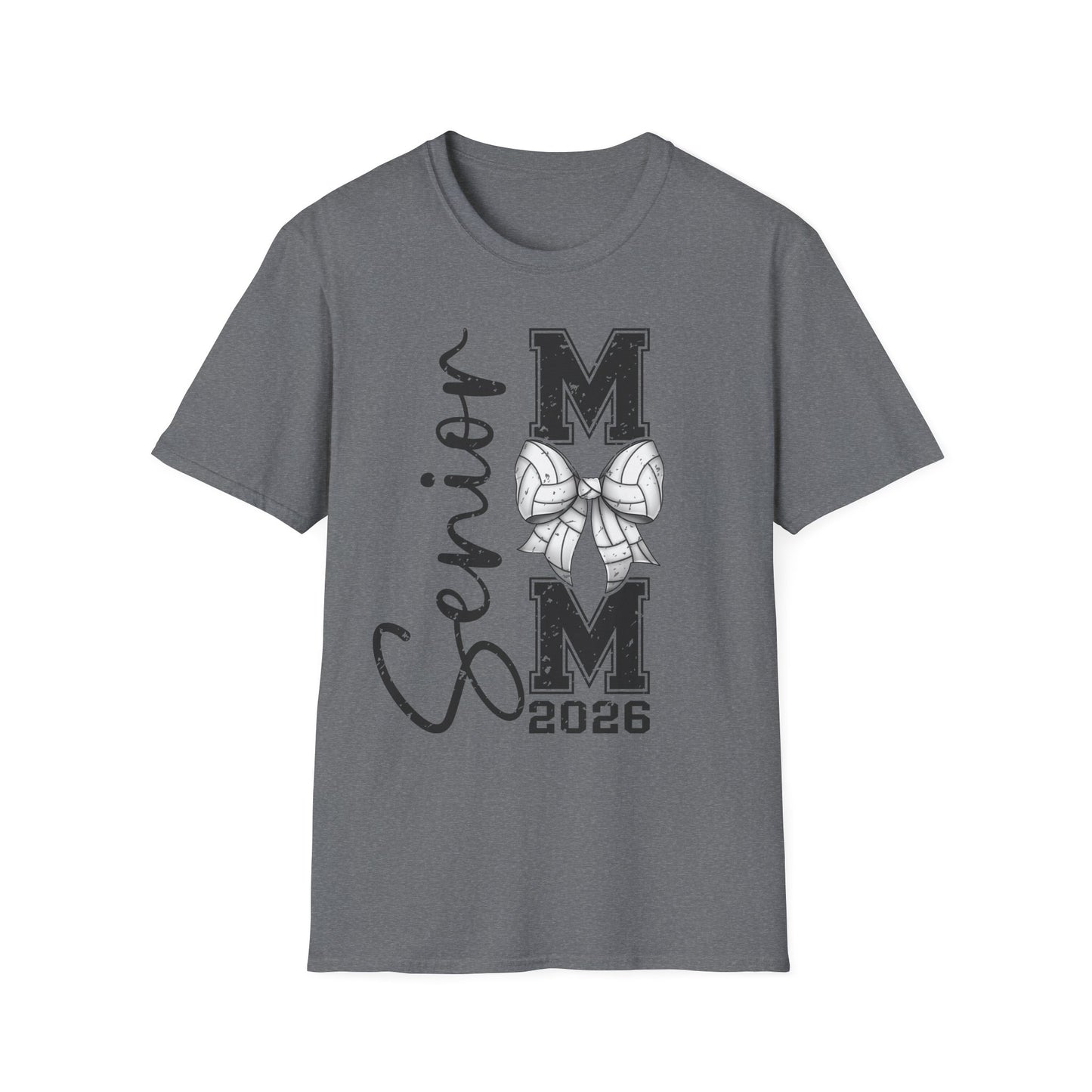 Senior Volleyball Mom 2026 Unisex Softstyle T-Shirt