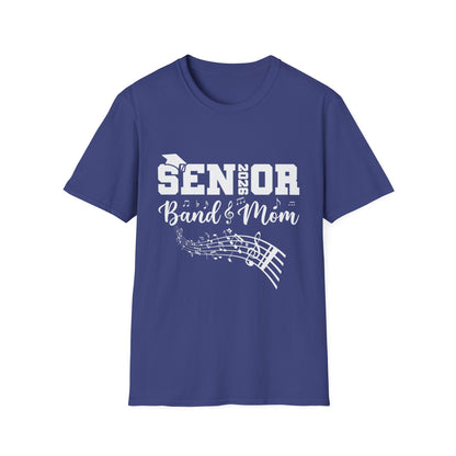 Senior Band Mom 2026 T-Shirt, Unisex Softstyle