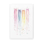 Pastel Drip Colorful Bow Decor