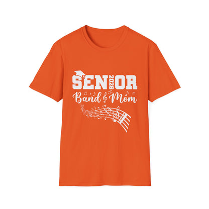 Senior Band Mom 2026 T-Shirt, Unisex Softstyle