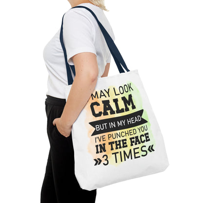 Humorous Tote Bag, Funny Gift for Friends, Everyday Use, Shopping Bag, Motivational Quote, Office Humor, Unique Present