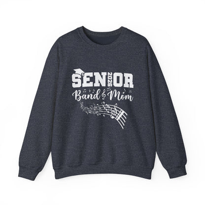Senior Band Mom 2026 Sweatshirt, Music Lover Gift, Unisex Crewneck, Concert Apparel, Family Celebration