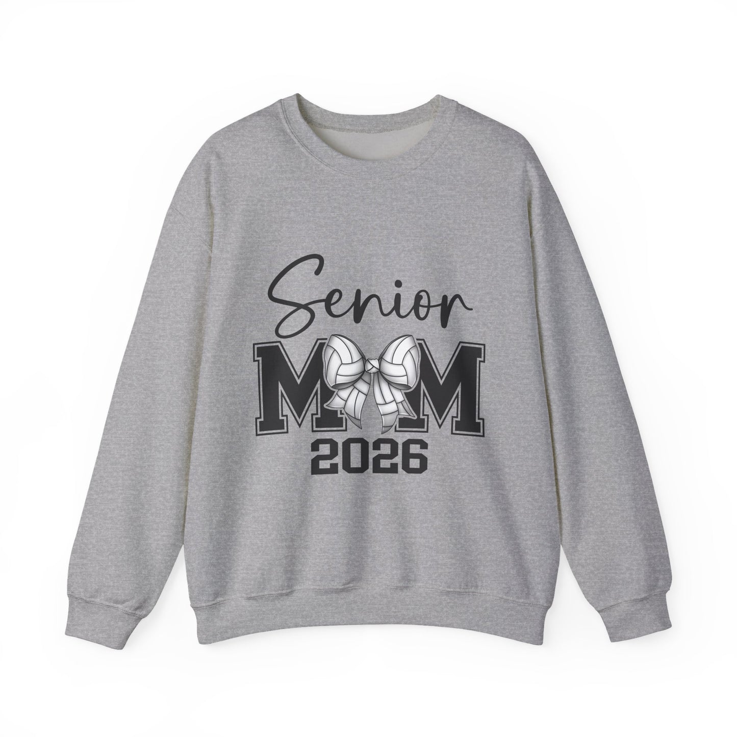 Senior Volleyball Mom 2026 Crewneck Sweatshirt