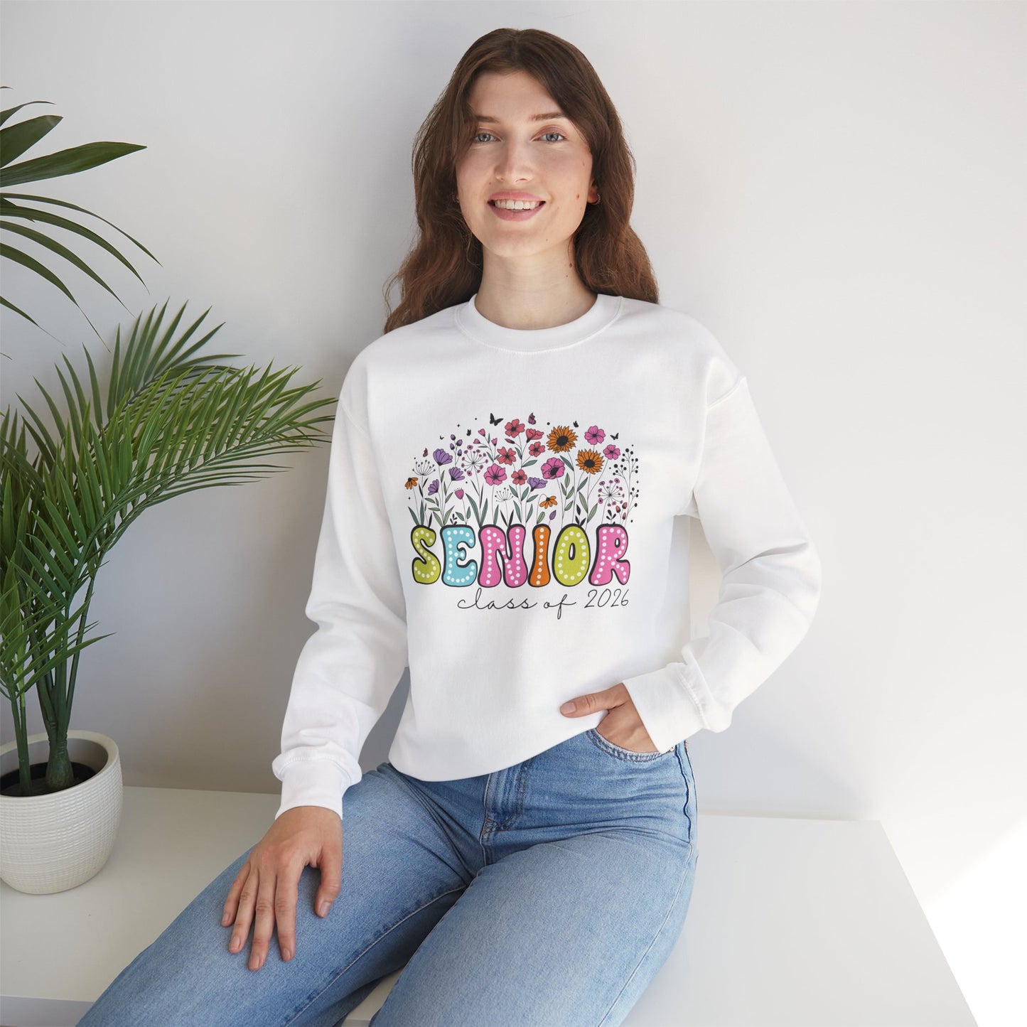 Senior Class of 2026 Floral Sweatshirt