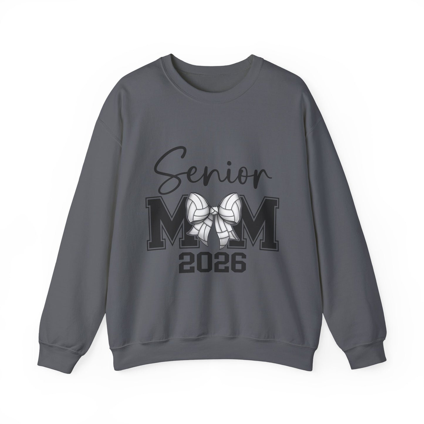 Senior Volleyball Mom 2026 Crewneck Sweatshirt