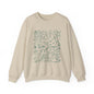 Christmas Doodle Line Festive Winter Crewneck Sweatshirt – Cozy Holiday Apparel for All Occasions, Perfect Gift for Christmas, Family Gatherings, Casual Outings