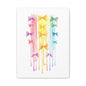 Colorful Bow Decor Canvas Print Wall Art