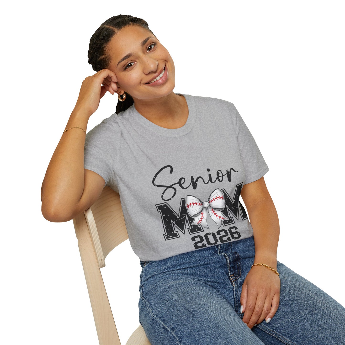Senior Mom 2026 Baseball T-Shirt