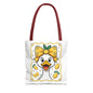 Lemon-Themed Tote Bag, Cute Duck Design Tote, Summer Accessory, Gift for Her, Reusable Shopping Bag, Fun and Functional