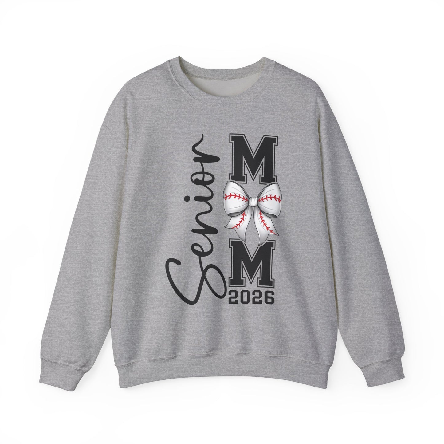 Senior Baseball Mom 2026 Crewneck Sweatshirt