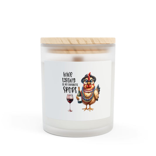 Frosted Glass Candle, 11oz