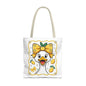 Lemon-Themed Tote Bag, Cute Duck Design Tote, Summer Accessory, Gift for Her, Reusable Shopping Bag, Fun and Functional