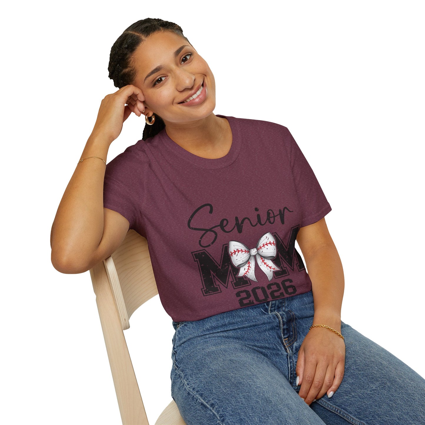 Senior Mom 2026 Baseball T-Shirt