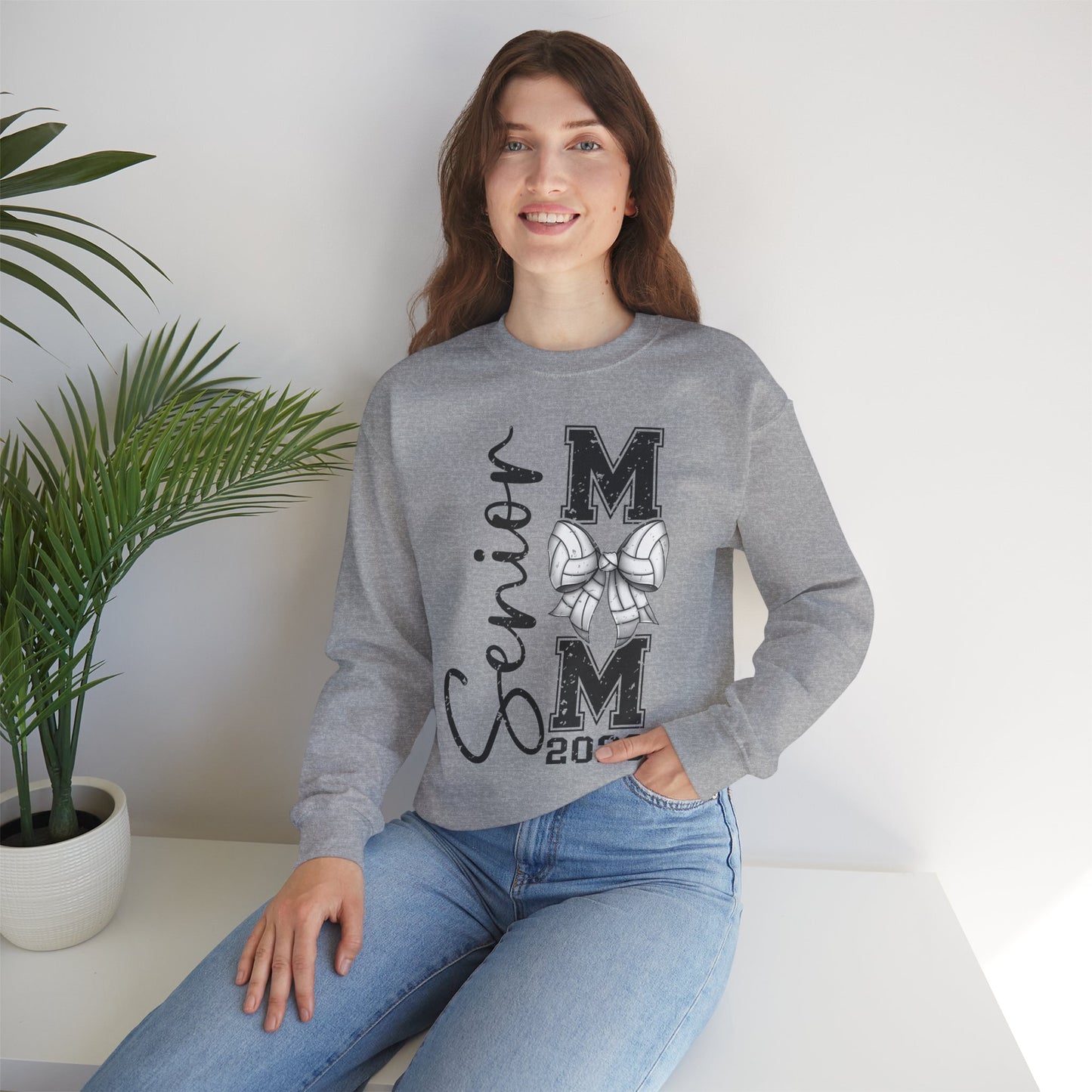Senior Volleyball Mom 2026 Sweatshirt