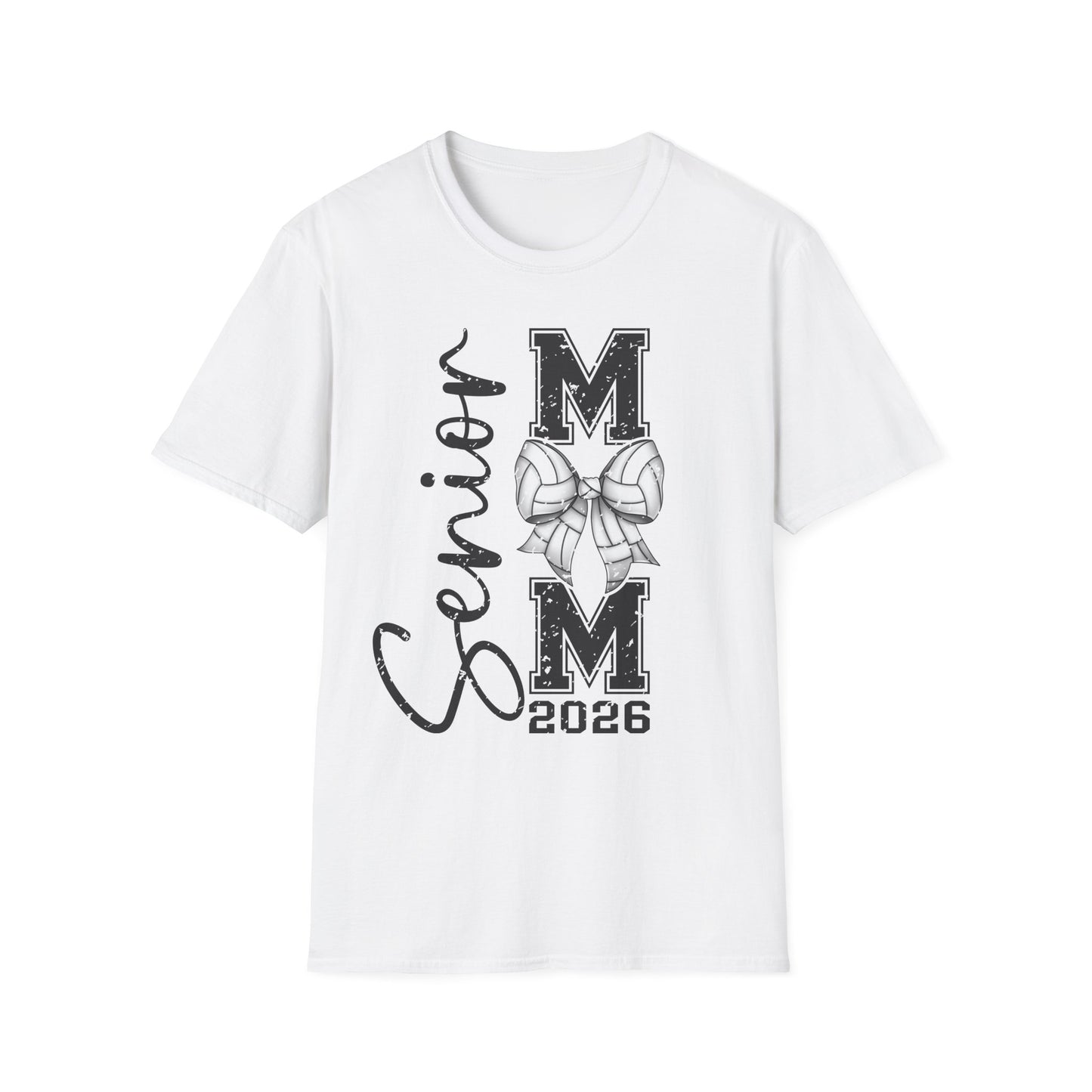 Senior Volleyball Mom 2026 Unisex Softstyle T-Shirt