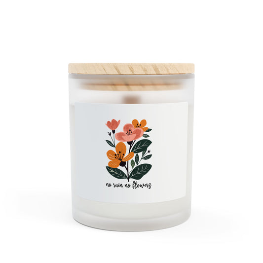 Frosted Glass Candle, 11oz