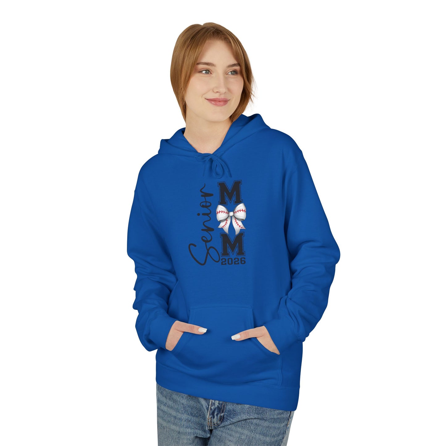2026 Senior Baseball Mom Fleece Hoodie