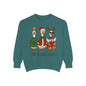 Holiday Goose Sweatshirt, Cozy Sweatshirt, Christmas Gift, Unisex Sweatshirt, Festive Apparel, Winter Fashion
