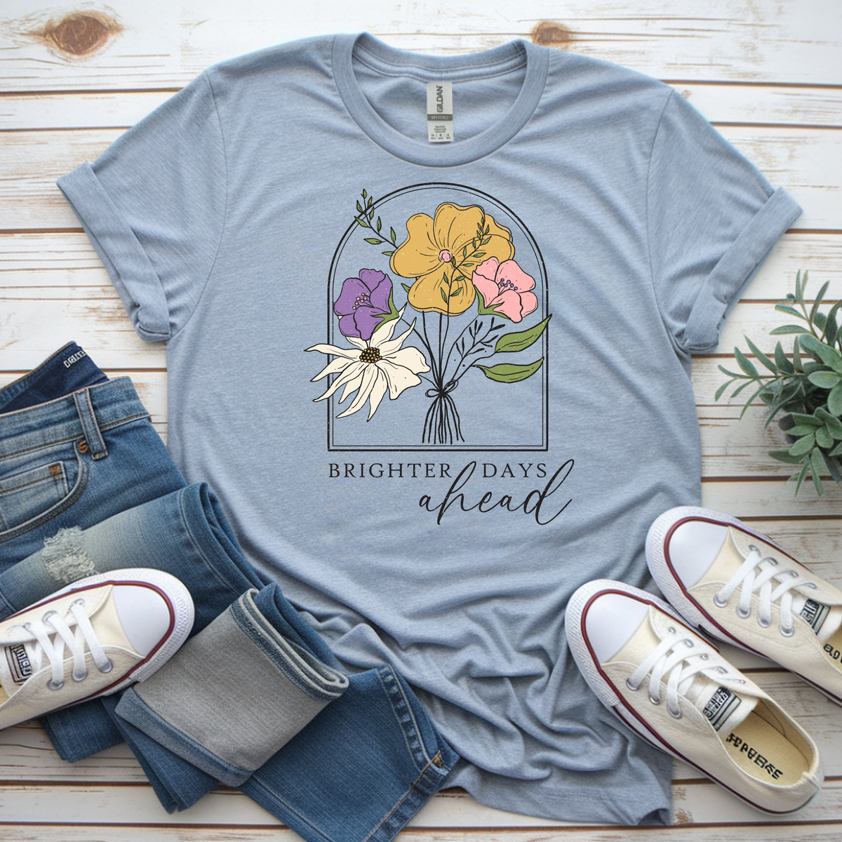 Bright Days Ahead Inspirational T-shirt