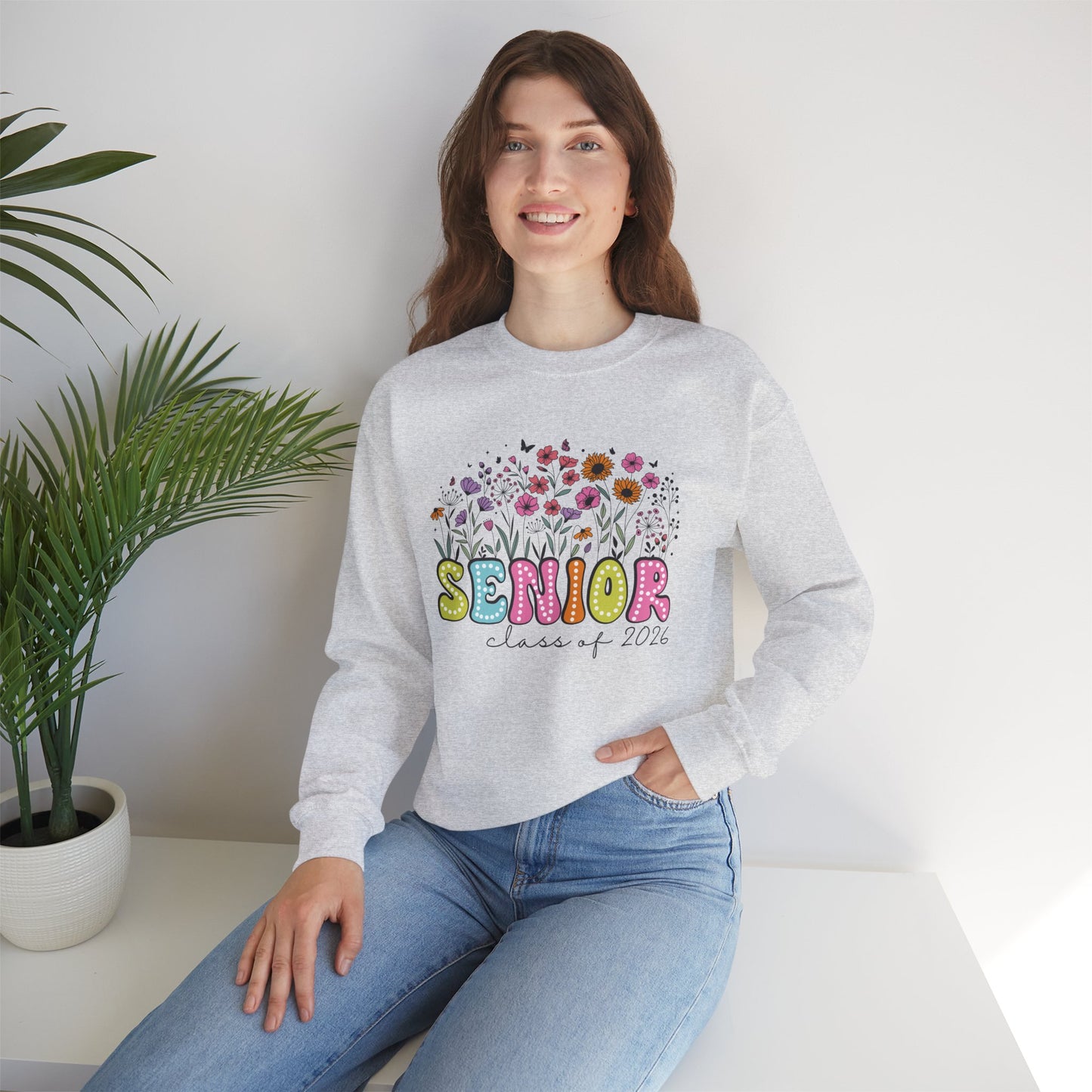 Senior Class of 2026 Floral Sweatshirt