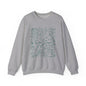 Christmas Doodle Line Festive Winter Crewneck Sweatshirt – Cozy Holiday Apparel for All Occasions, Perfect Gift for Christmas, Family Gatherings, Casual Outings