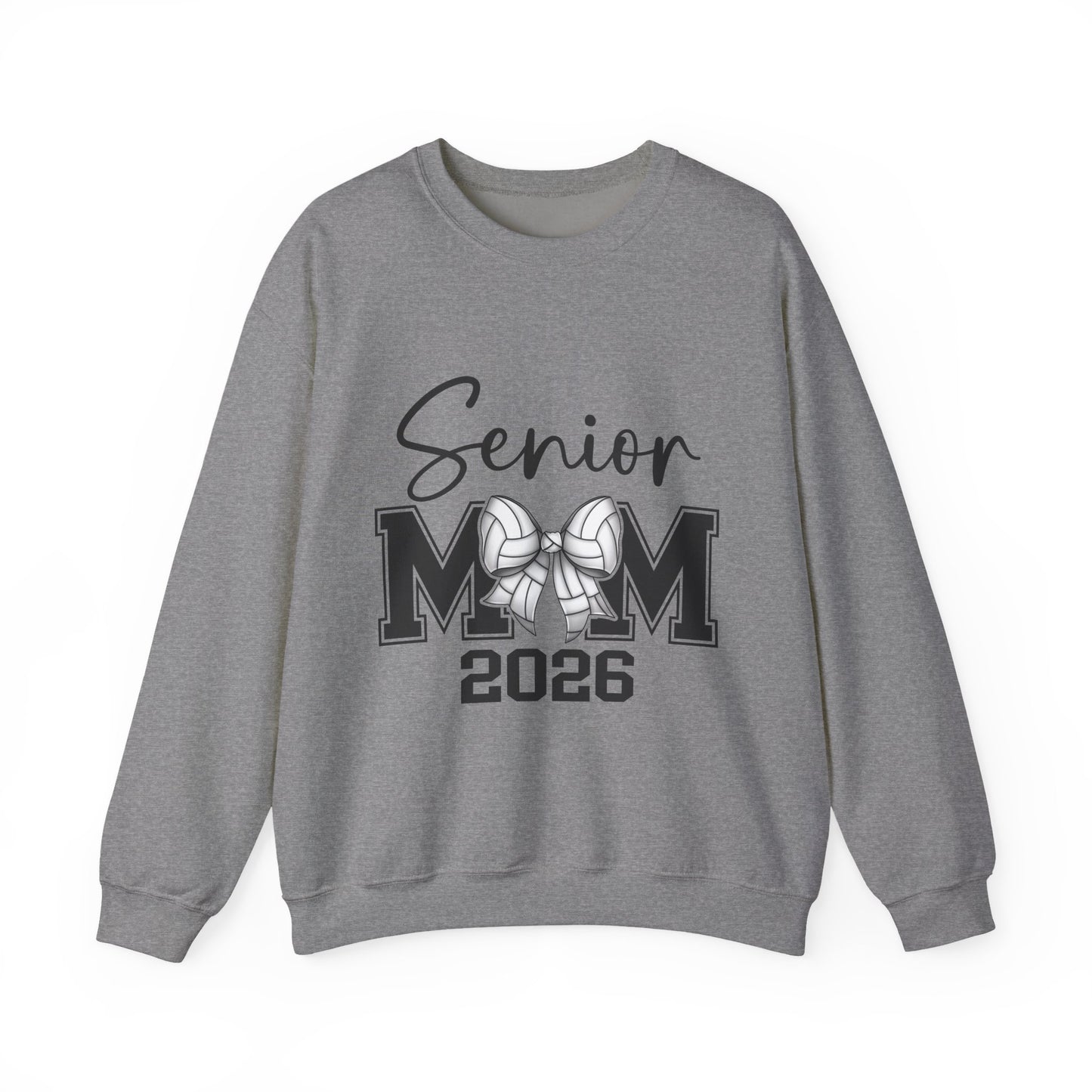 Senior Volleyball Mom 2026 Crewneck Sweatshirt