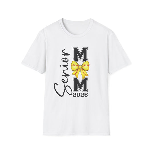 Senior Softball Mom 2026 Unisex T-Shirt