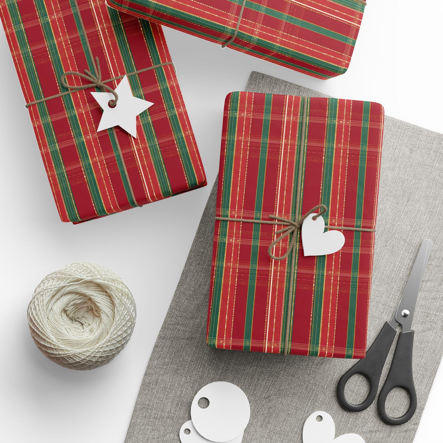 Festive Wrapping Paper | Holiday Gift Wrap | Christmas Wrapping Paper, Eco-Friendly Gift Wrap, Striped Wrapping Paper, Party Supplies, [...]