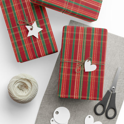 Festive Wrapping Paper | Holiday Gift Wrap | Christmas Wrapping Paper, Eco-Friendly Gift Wrap, Striped Wrapping Paper, Party Supplies, [...]