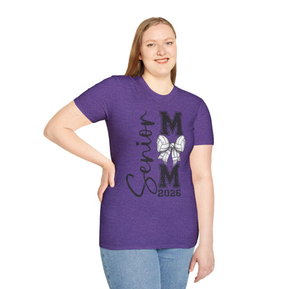 Senior Volleyball Mom 2026 Unisex Softstyle T-Shirt