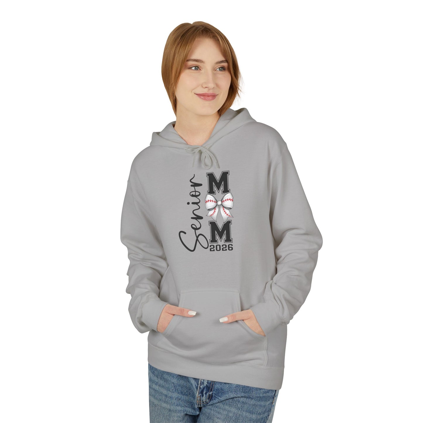 2026 Senior Baseball Mom Fleece Hoodie